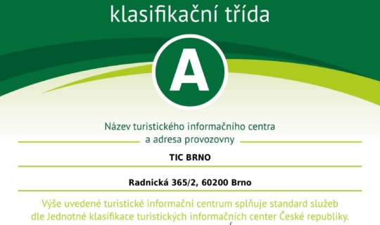 Informační centrum pod krokodýlem - certifikace