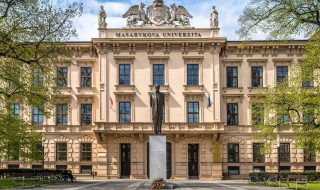 Budova Technického učení (dnes budova Masarykovy univerzity) v Brně