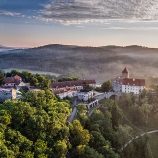Hrad Veveří v Brně na Brněnské přehradě