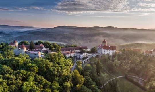 Hrad Veveří v Brně na Brněnské přehradě