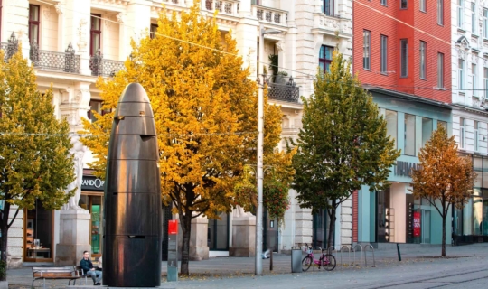 Náměstí Svobody v Brně - Multifunkční hodinový stroj, foto Františka Uřičářová