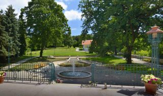 Vila Löw-Beer - zahrada, v Brně