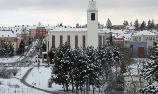 Kraví hora - kostel sv. Augustina, Brno, autor Pavel Gabdzyl