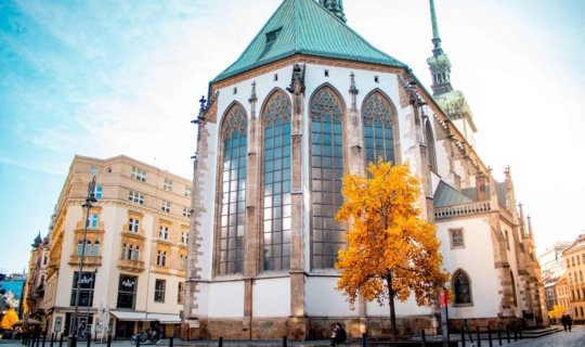 Jakubské náměstí a Kostel sv. Jakuba, autor Františka Uřičářová