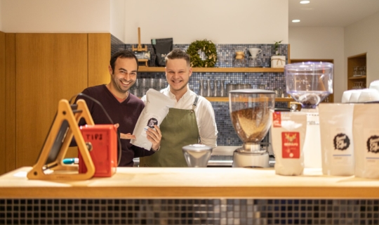 Cafe Placzek: Michal Grznár a herec Roman Blumaier
