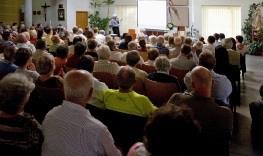 Kostel blahoslavené Marie Restituty na Lesné - původní duchovní centrum