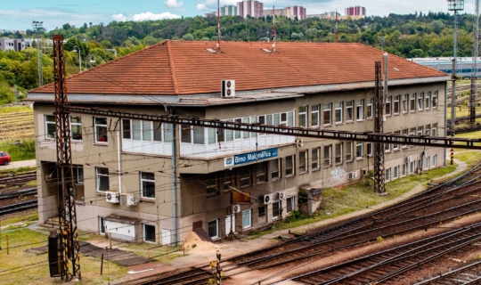 Maloměřické seřazovací nádraží. Foto_Františka Foto
