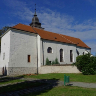 Kostel sv. Jiljí v Komárově, zdroj archiv farnosti Brno Komárov