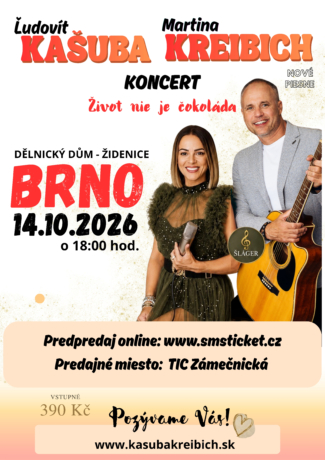 Koncert KAŠUBOVCI - Ľudovít Kašuba a Martina Kreibich